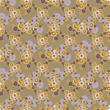 Soyut geometrik renkli seamless modeli daireler, arka plan ile