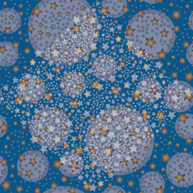 Arka plan için yıldız ile soyut geometrik renkli desen.