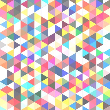 Arkaplan için soyut geometrik renkli desen. vektör illüstrasyonu 