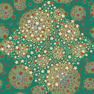 Arka plan için yıldız ile soyut geometrik renkli desen.