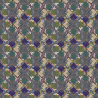 Soyut Dikişsiz renkli desen, vektör çizim