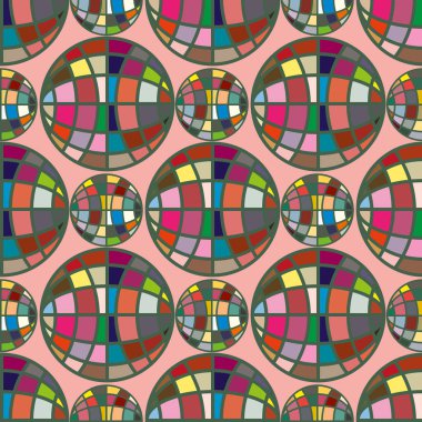 Renk seamless modeli ile işbirliği dünya küre.