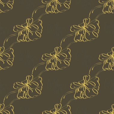 Çok renkli yay ve kurdeleler parlak seamless modeli.