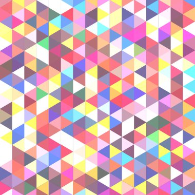 Arkaplan için soyut geometrik renkli desen. vektör illüstrasyonu 