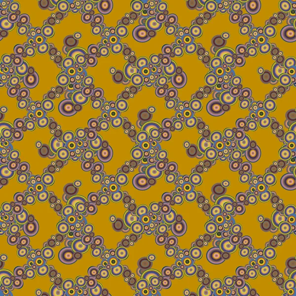 Patrón Geométrico Abstracto Sin Costura Colorido Con Círculos Fondo — Archivo Imágenes Vectoriales