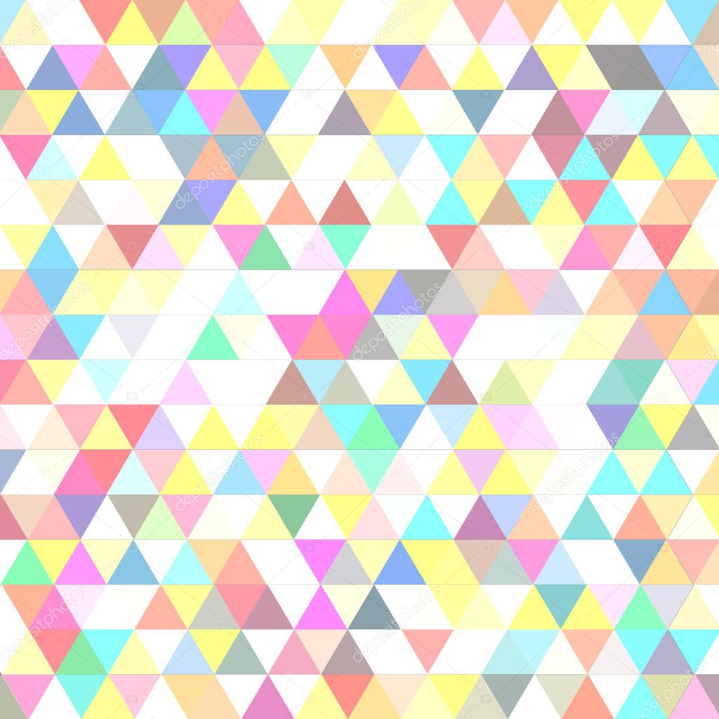 Abstract geometric colorful pattern for background. Vector illustration 