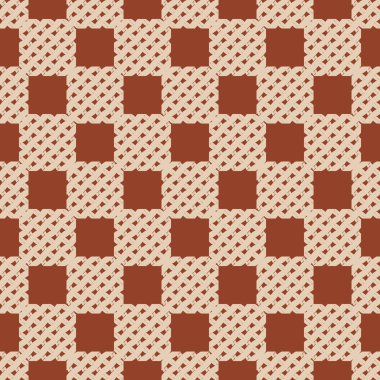 Soyut hasır geometrik seamless modeli. Vektör çizim 