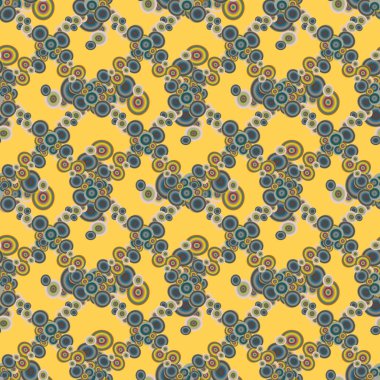 Soyut geometrik renkli seamless modeli daireler, arka plan ile