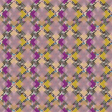 Soyut Dikişsiz renkli desen, vektör çizim