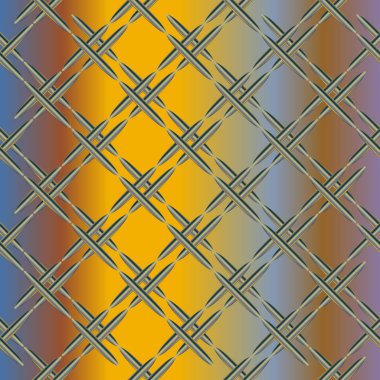 Vektör çizim, oluklu Metal seamless modeli.