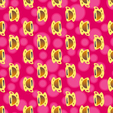 Bardak kahve veya çay arka plan seamless modeli üzerinde noktalı.