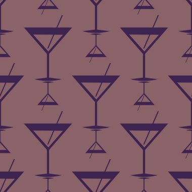 Tropik kokteyller renkli seamless modeli