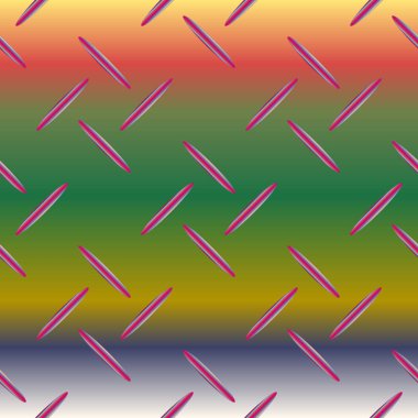 Oluklu Metal Dikişsiz desen vektör çizim.