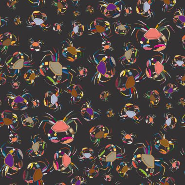 Yaz arka plan ıstakoz, vektör çizim ile 