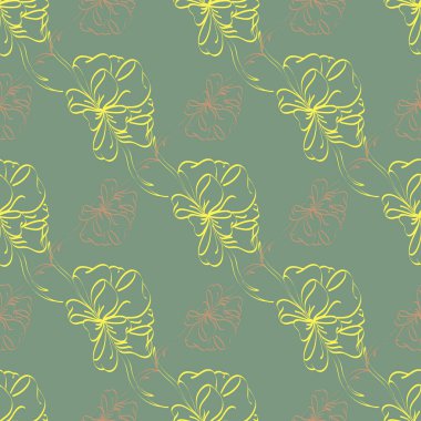 Çok renkli yay ve kurdeleler parlak seamless modeli.