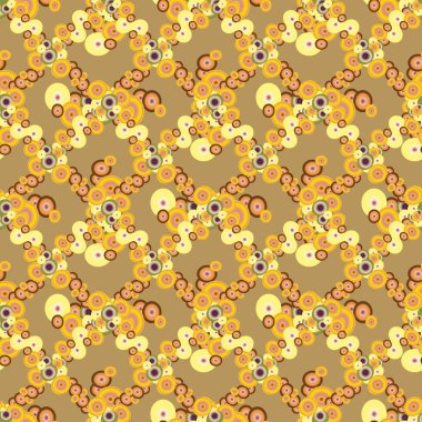 Soyut geometrik renkli seamless modeli daireler, arka plan ile