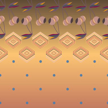 kiraz seamless modeli. Tekstil Ambalaj ve duvar kağıtları için iyi.