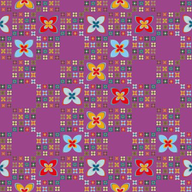 Çiçekler için arka plan ile yeni basit seamless modeli