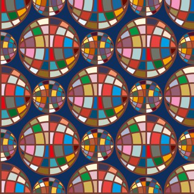 Renk seamless modeli ile işbirliği dünya küre.