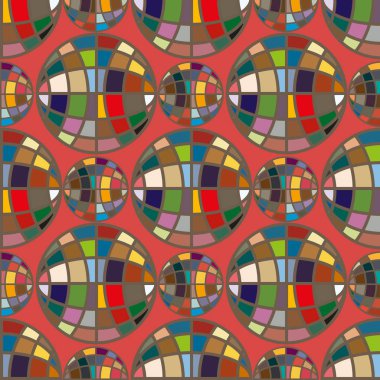 Renk seamless modeli ile işbirliği dünya küre.