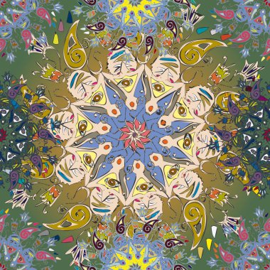 Arkaplan için soyut geometrik renkli desen. vektör illüstrasyonu 