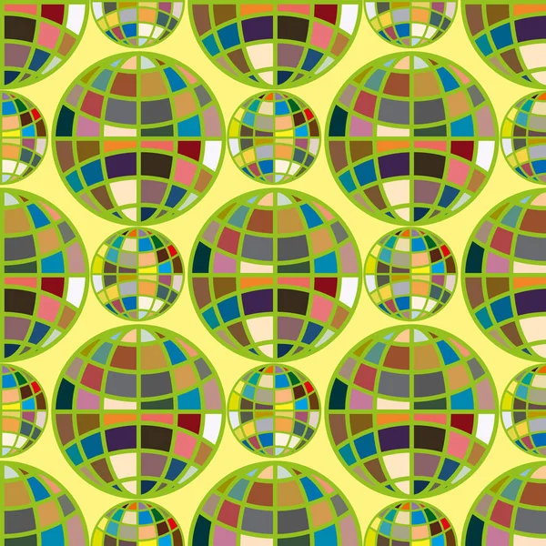 Renk seamless modeli ile işbirliği dünya küre.