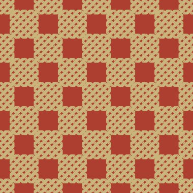 Soyut hasır geometrik seamless modeli. Vektör çizim 