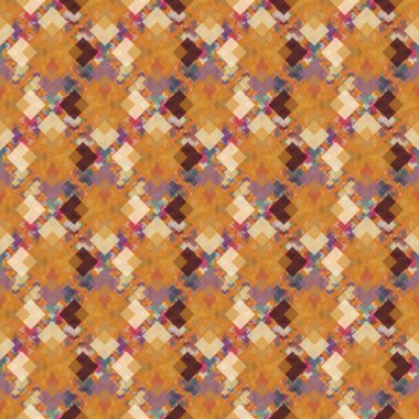 Soyut Dikişsiz renkli desen, vektör çizim