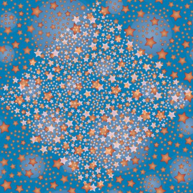 Arka plan için yıldız ile soyut geometrik renkli desen.