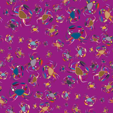 Yaz arka plan ıstakoz, vektör çizim ile 