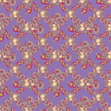 Soyut geometrik renkli seamless modeli daireler, arka plan ile