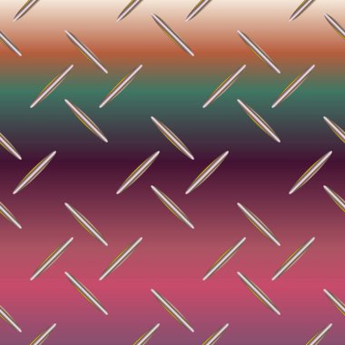 Oluklu Metal Dikişsiz desen vektör çizim.