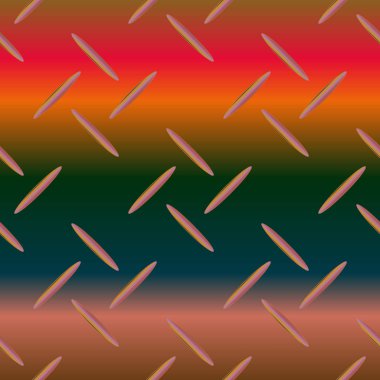 Oluklu Metal Dikişsiz desen vektör çizim.