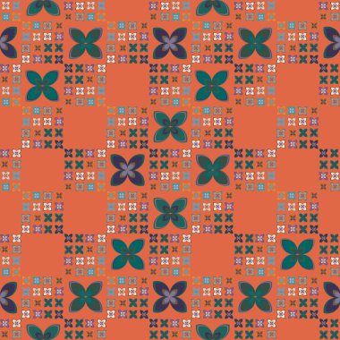 Çiçekler için arka plan ile yeni basit seamless modeli