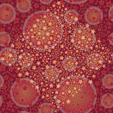 Arka plan için yıldız ile soyut geometrik renkli desen.