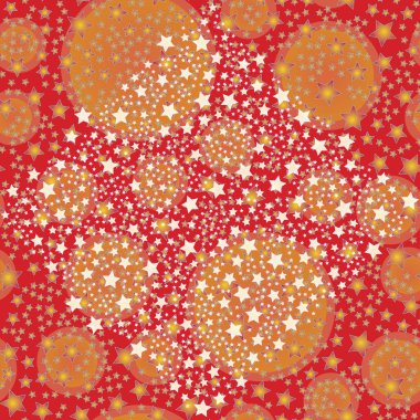 Arka plan için yıldız ile soyut geometrik renkli desen.