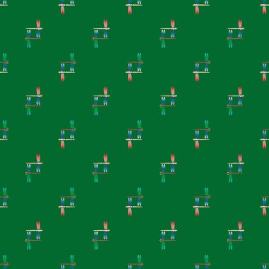 Dekoratif renkli seamless modeli ile şirin yusufçuk