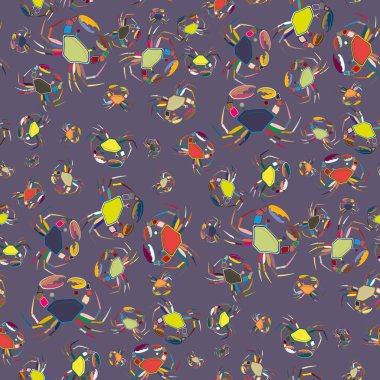 Yaz arka plan ıstakoz, vektör çizim ile 