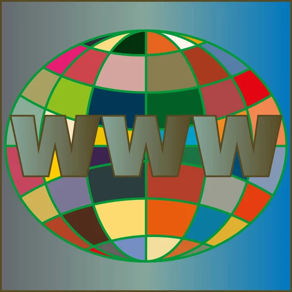 Всесвітня Світова Війна Символ Розробки Пошуку Браузера — стоковий вектор