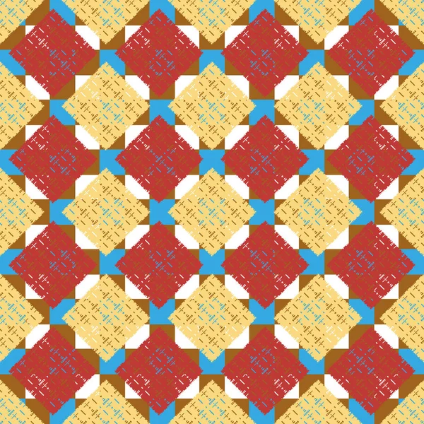 Abstract Geometrisch Kleurrijk Naadloos Patroon Voor Achtergrond — Stockvector