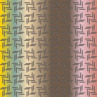 Oluklu Metal Dikişsiz desen vektör çizim.