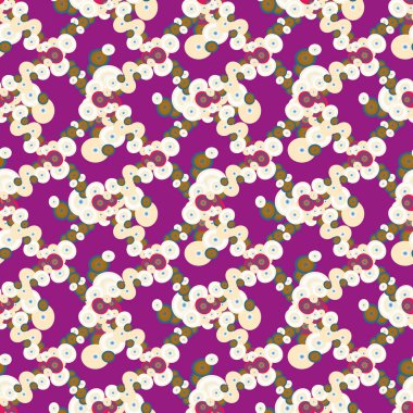 Soyut geometrik renkli seamless modeli daireler, arka plan ile