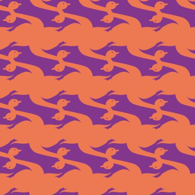 Kuğu renkli parlak seamless modeli