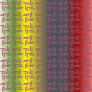 Oluklu Metal Dikişsiz desen vektör çizim.