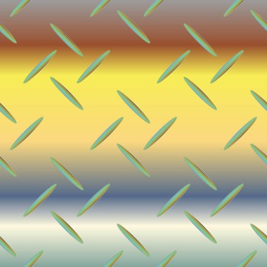 Oluklu Metal Dikişsiz desen vektör çizim.