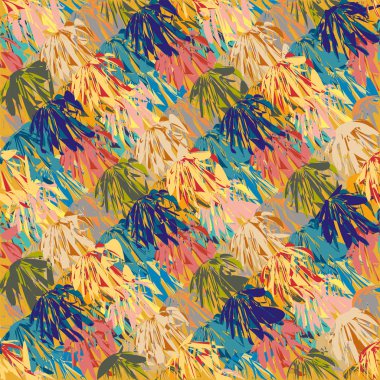 Soyut geometrik renkli seamless modeli, arka plan