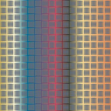 Oluklu Metal Dikişsiz desen vektör çizim.