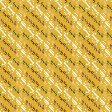 Arapça metin mutlu tatil çok renkli seamless modeli.