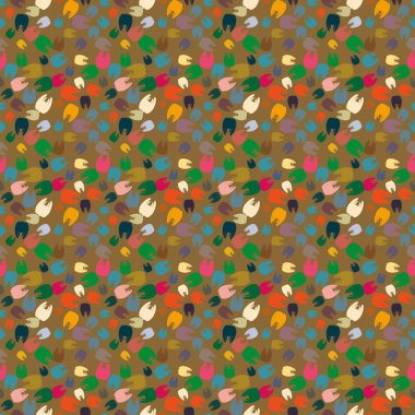 Çok renkli diş parlak Dikişsiz desen arka planı için.