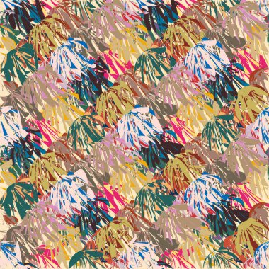 Soyut geometrik renkli seamless modeli, arka plan